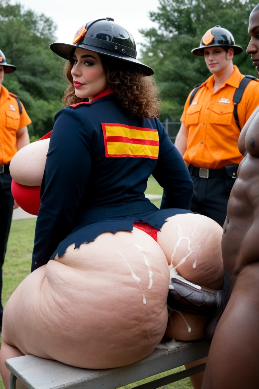 Pronebone, Interracial, Wide Angle AI Porn