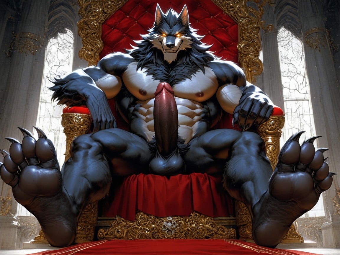 With Red, An Anthro Character, Massive AI Gay Porn