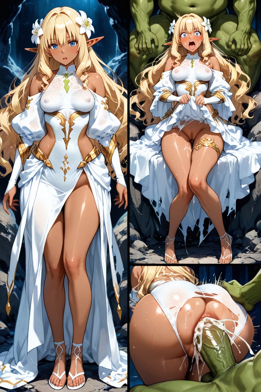 Full Lips, Multiple Views Capturing Radically Different Actions, Cum String Splash Hentai AI Porn