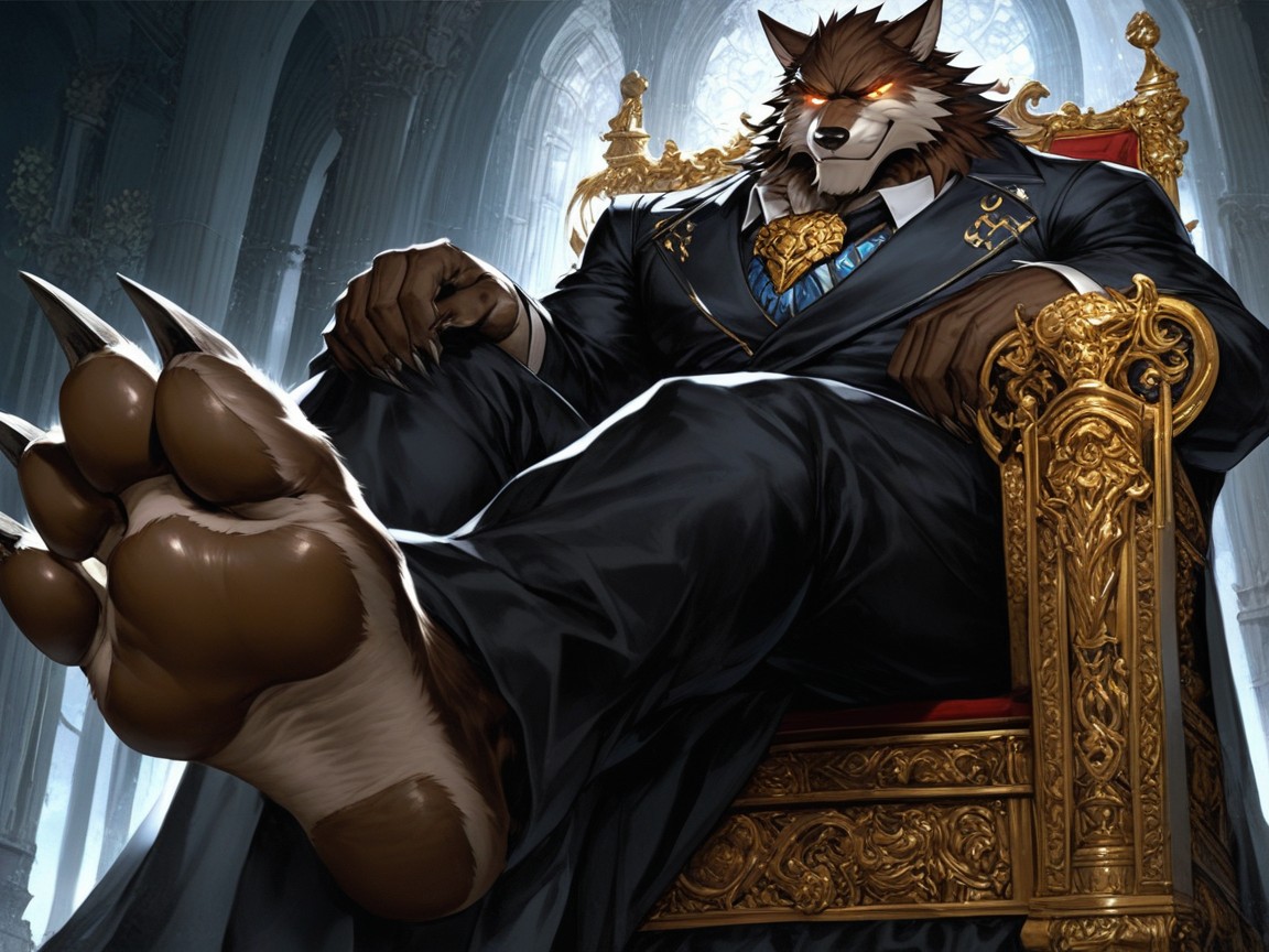 Of A Furry Werewolf, Knowing The Viewer Longs To Worship His Form, 25+ Porno IA Gay