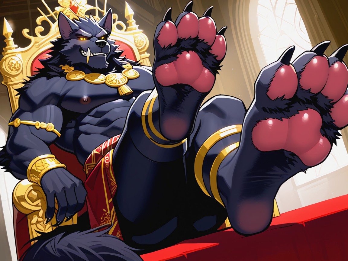 Paws For Feet, Rugged, Bottom Up AI Gay Porn
