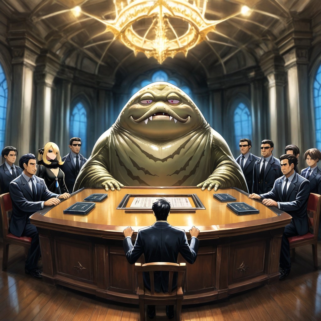 Intergalactic Courtroom, Cinematic Lighting, Intergalactc Court AI Gay Porn