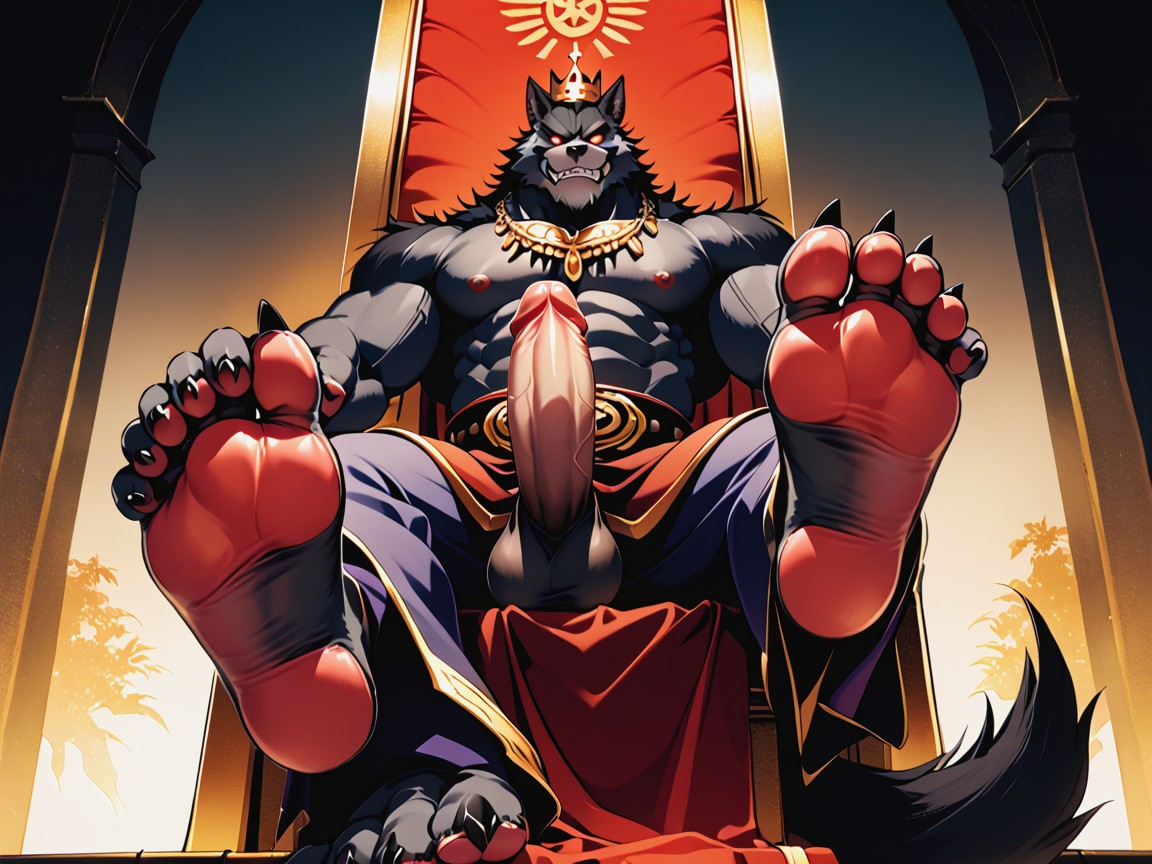 Sadistic, Of A Furry Werewolf, Paws For Feet AI Gay Porn