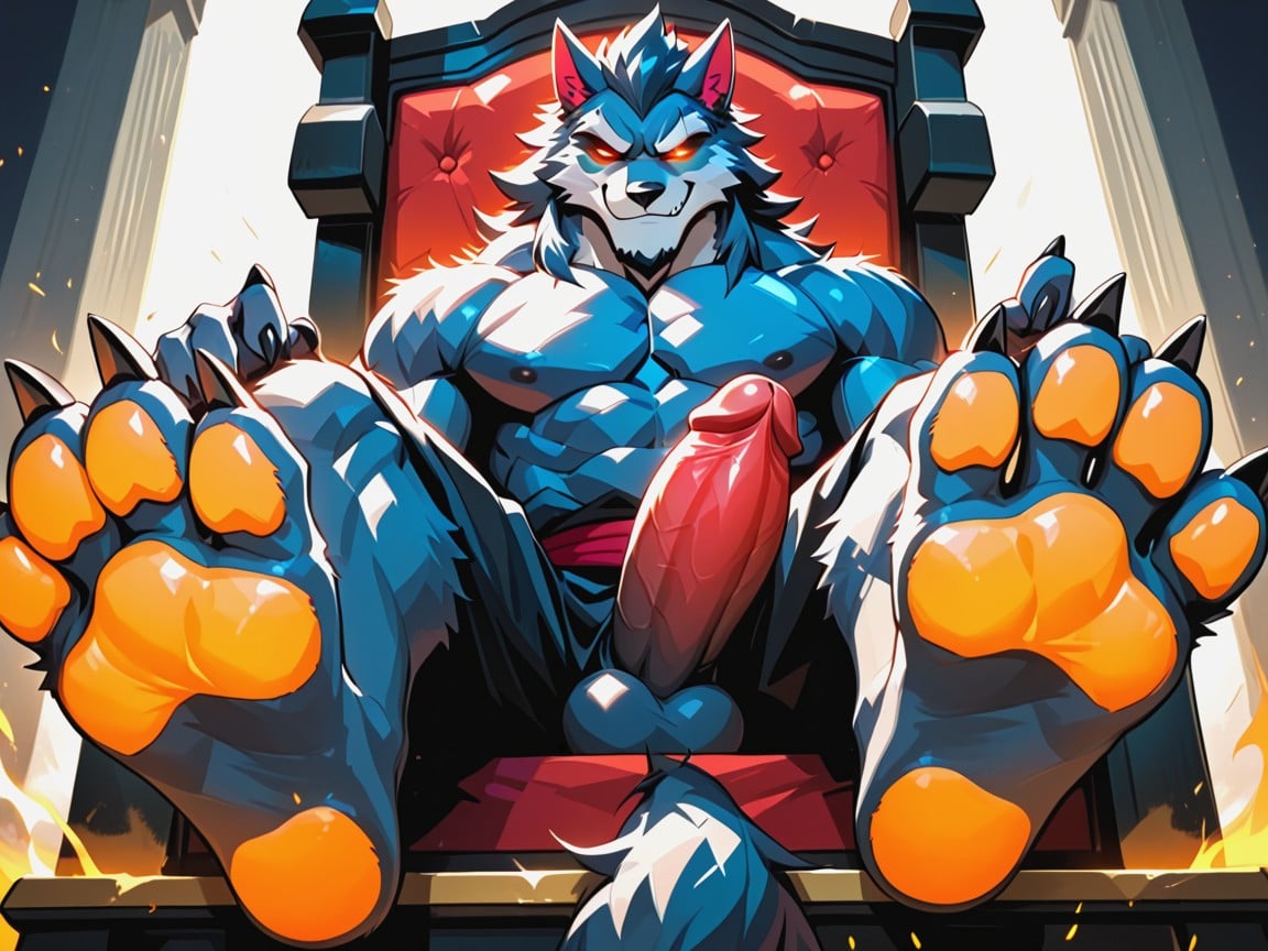 Paw Soles, Imperious And Demanding The Viewer Worship His Paws, 25+ AI Gay Porn