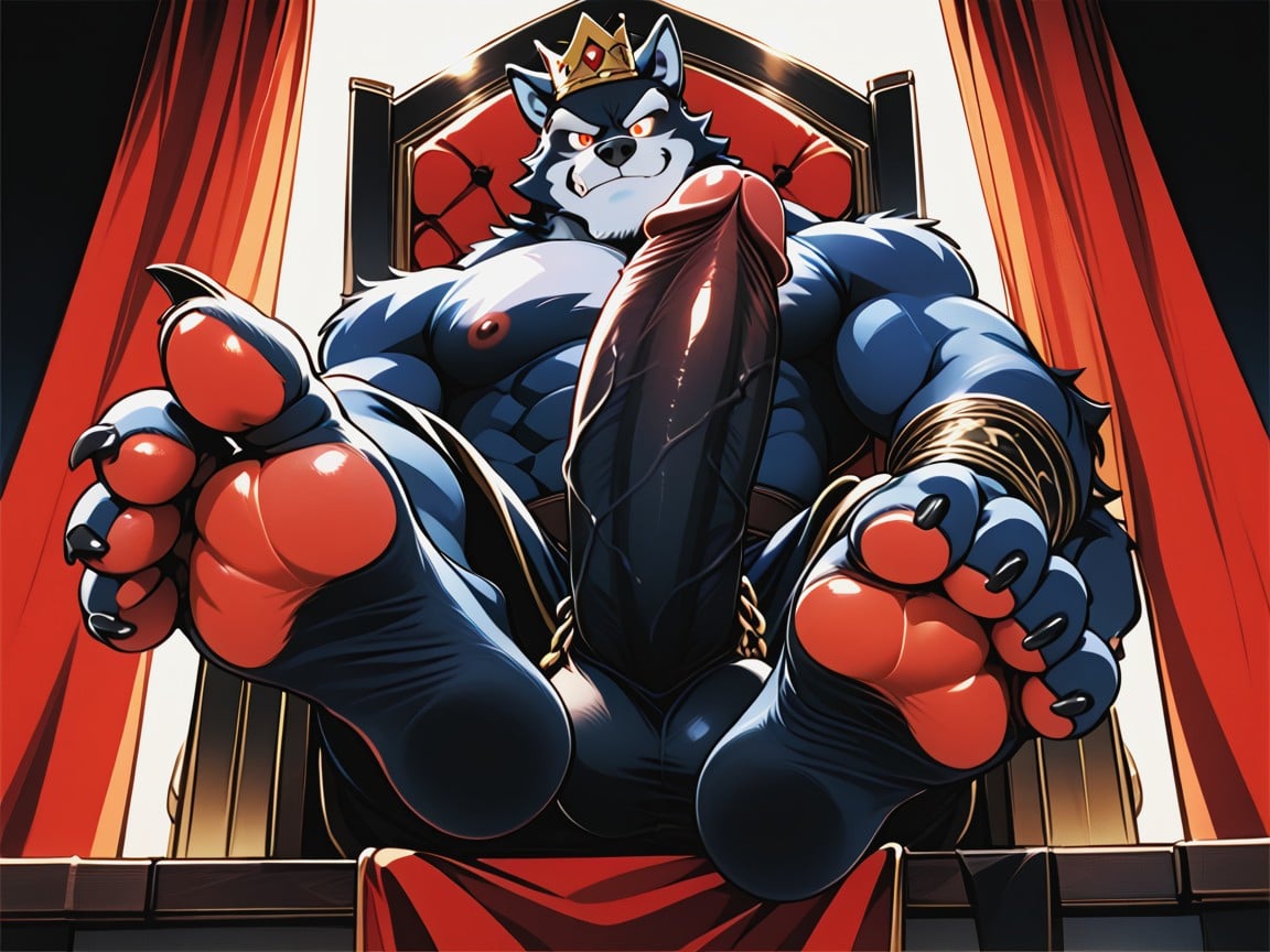 Imperious And Demanding The Viewer Worship His Paws, Paws For Feet, Paw Soles AI Gay Porn