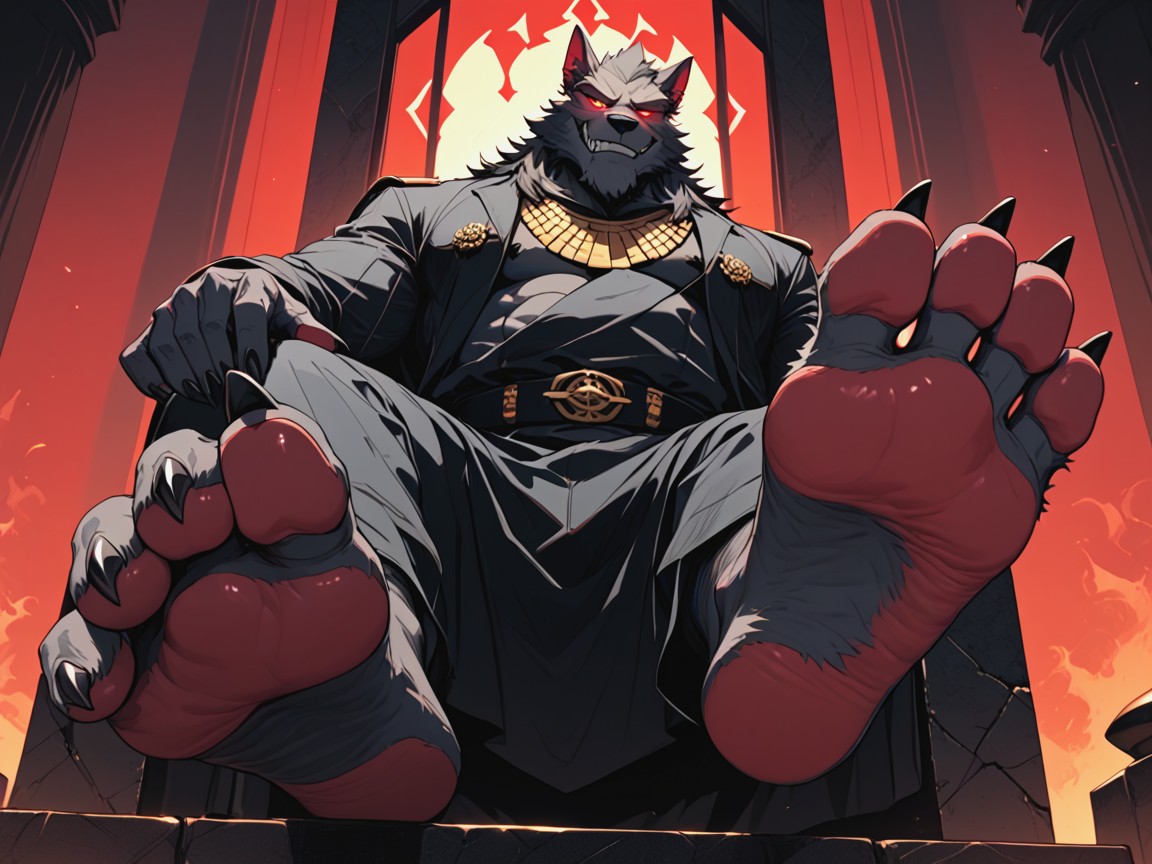 Of A Furry Werewolf, Massive, Smug Expression AI Gay Porn