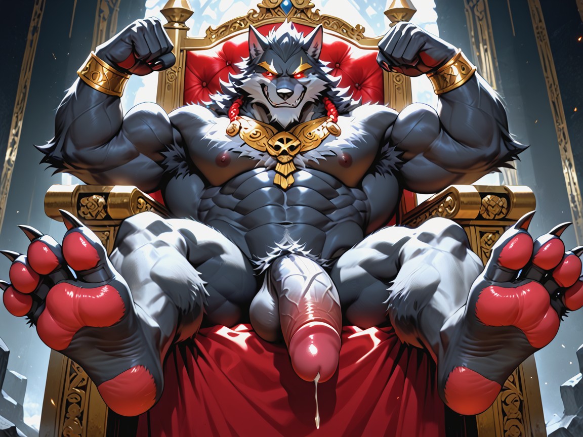 The Feet Paw Soles Are The Focus Of The Image, The Paw Soles Fill The Image, Paws For Feet AI Gay Porn