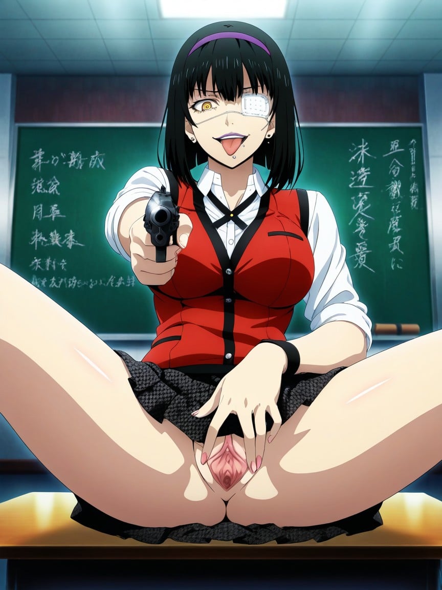 Solo, Bow-legged, Crazy Eyes Hentai AI Porn