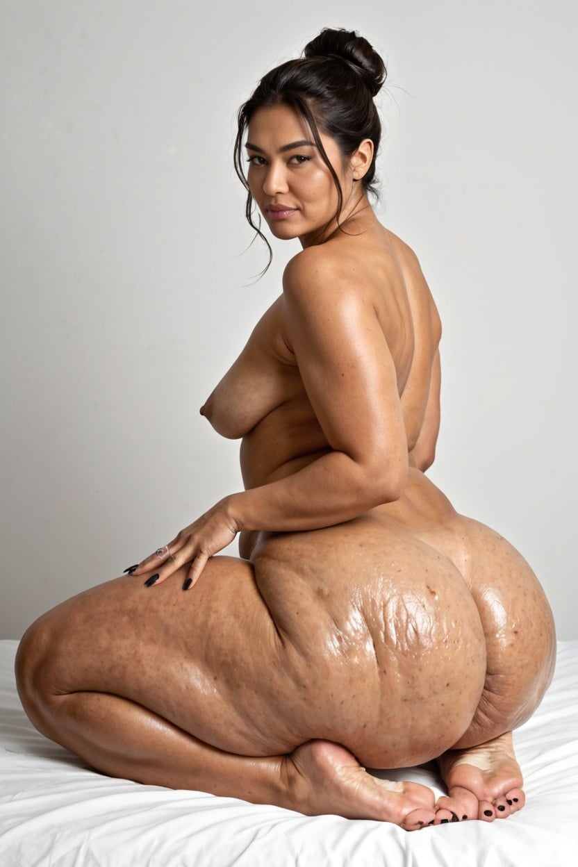 Long Feet, Naked, Light Skin AI Porn
