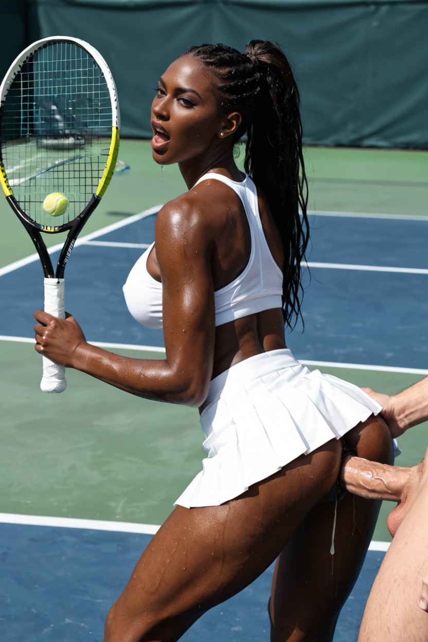 White Man Only And Hyper Midnight Black Skin Woman Only, White Man Fucking, Midnight Black Skin AI Porn