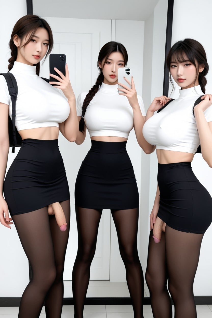 Standing, K, Ultra Detail Porno IA Asiatique