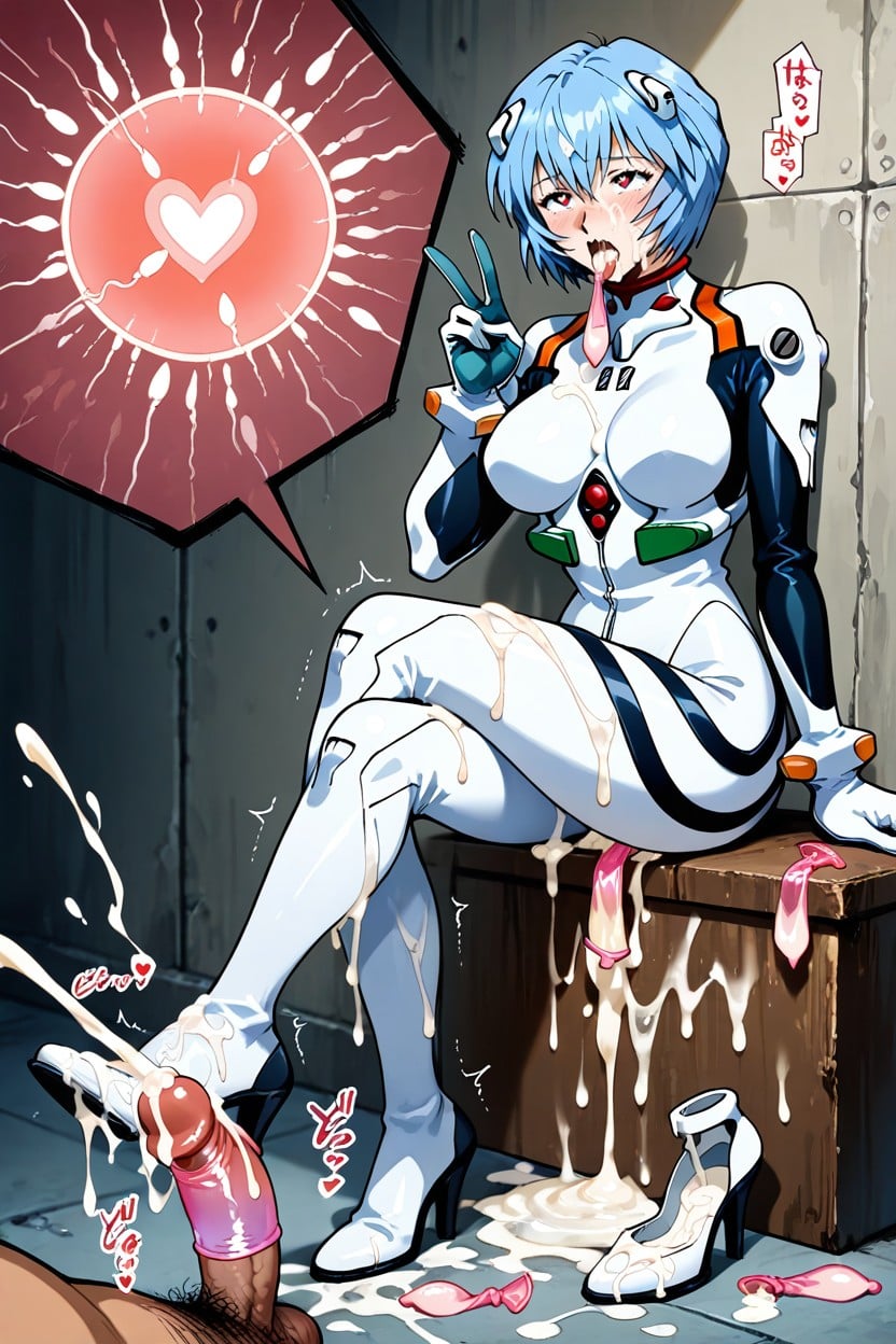 Drenched In Cum, Maigre, Heel Raised Porno IA Hentai