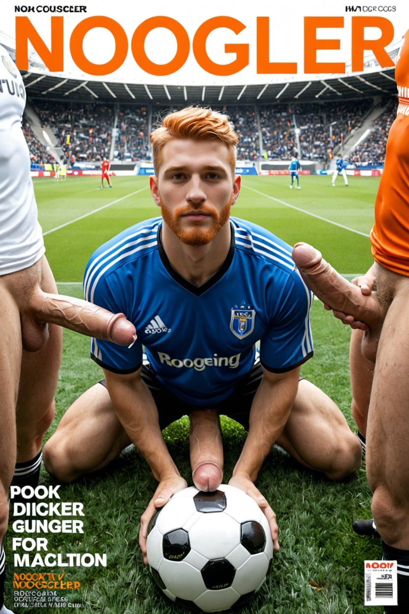 Cum On Face, On Soccer Field Grass Inside Stadium, Cocks Cumming On Soccer Player Face Porno IA Gay