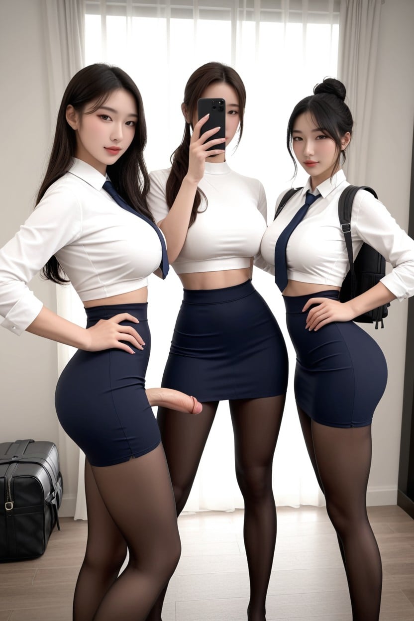Waist, Highly Detailed, Ultra Detailed Penis Porno IA Asiatique
