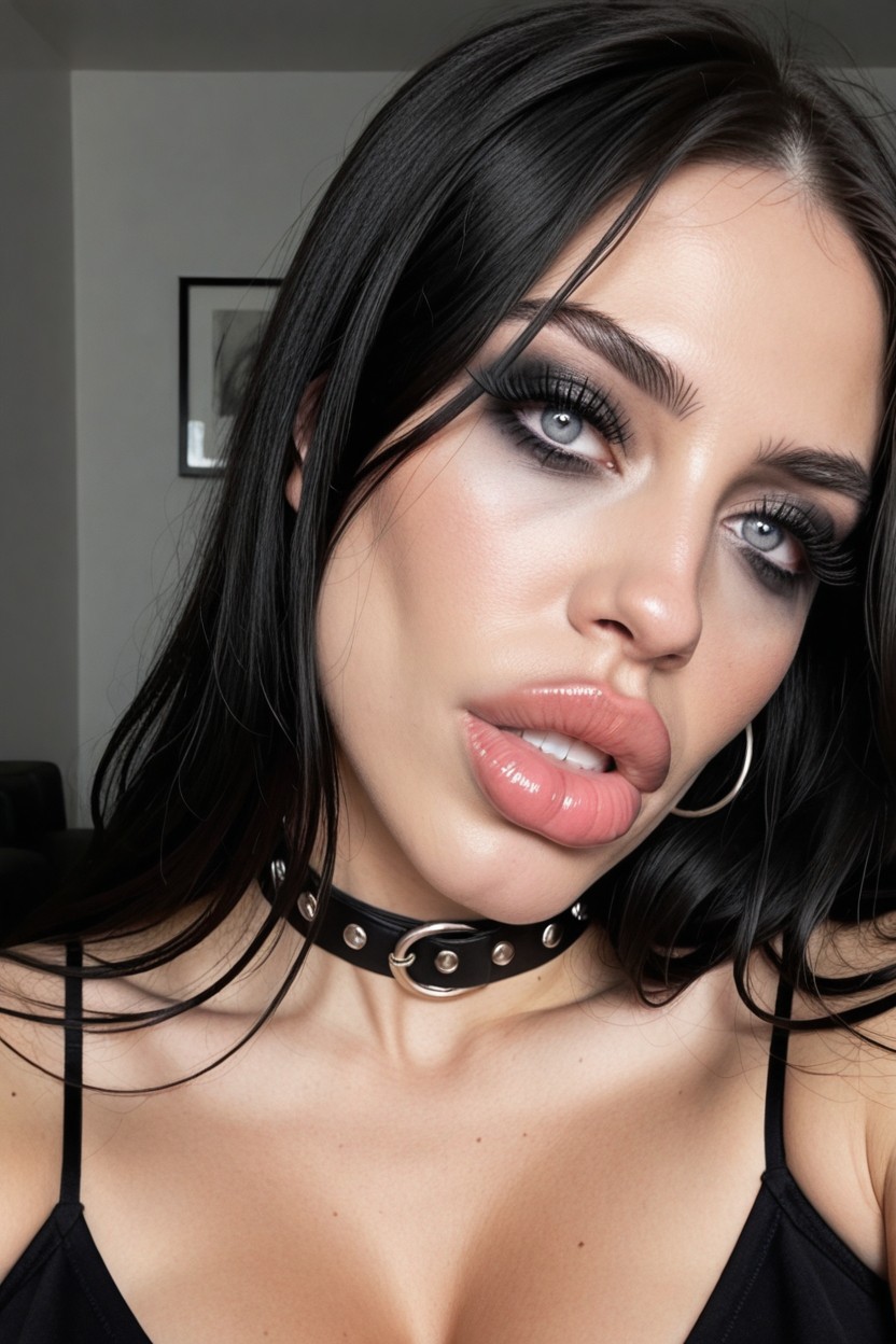 Big Mouth, Sadako, Very Dark Eyeshadow AI Porn