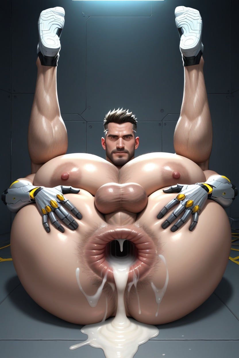 Huge Breasts, Extremely Gaping Anus, Massive Tits Porno IA Gay