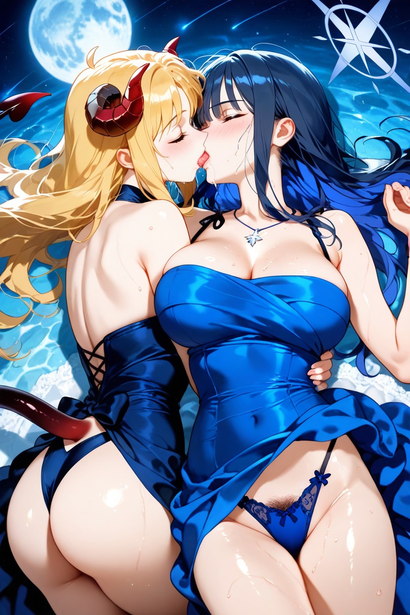 Kiss, Date With Woman, Succubus Hentai AI Porn
