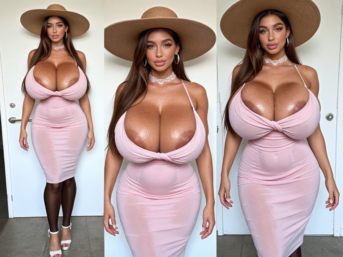 Soft Gigantic Breasts, Round Face, Blush AI Porn