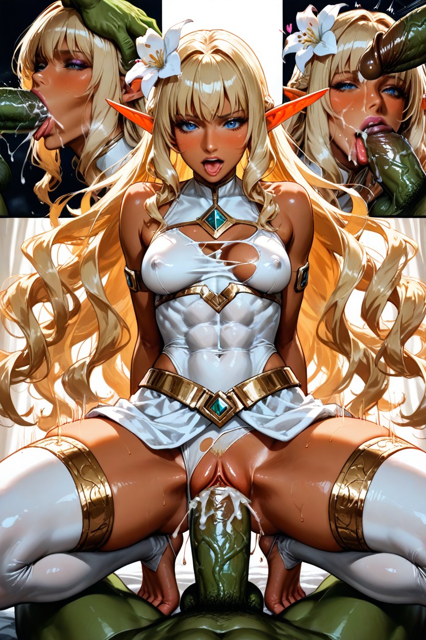 Grabbed Head And Neck Rock Stone Underground Cavern Setting Futaba Lily Ramses, Smooth Knees, L Shindo Art Style Hentai IA