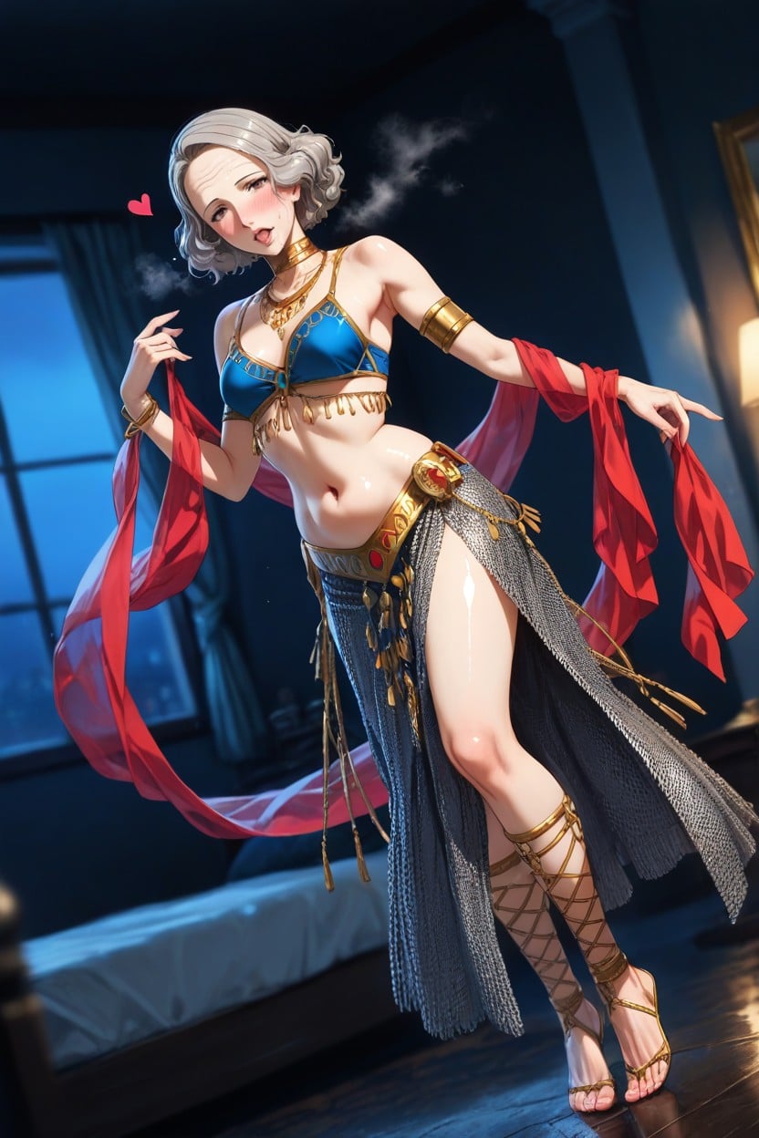 Steam, Barfeet, Belly Dancer Hentai AI Porn