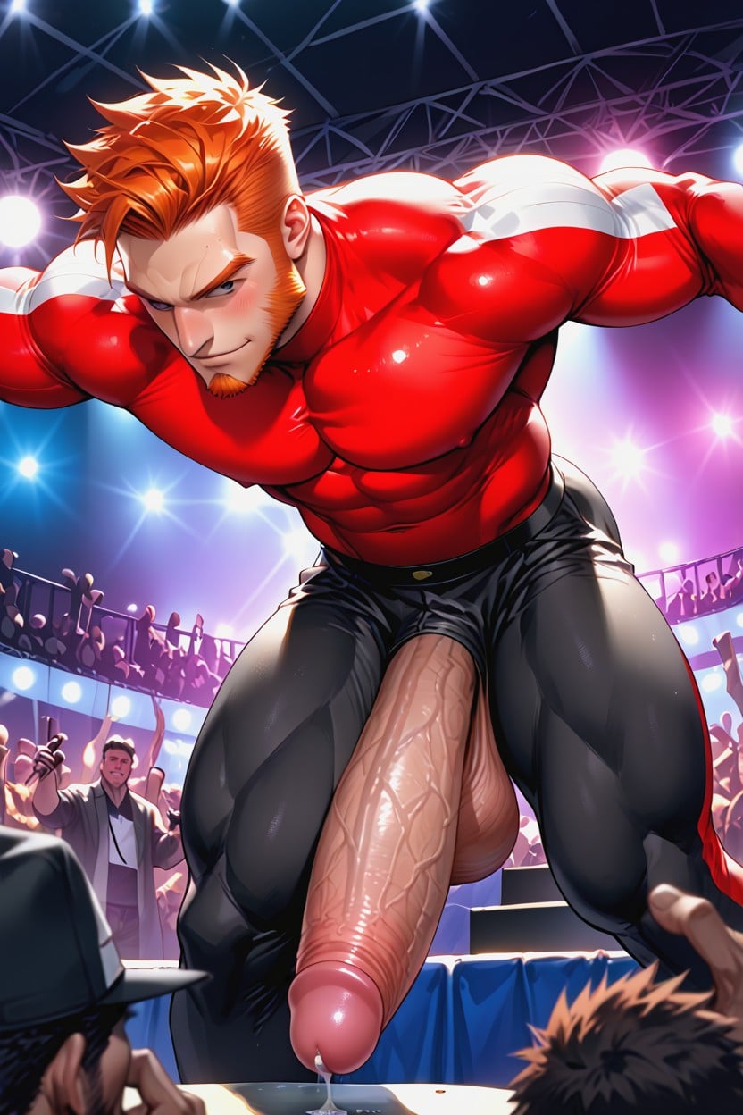 Straight, Gigantic Cock, Massive Gigantic Long Uncut Hyper Penis AI Gay Porn