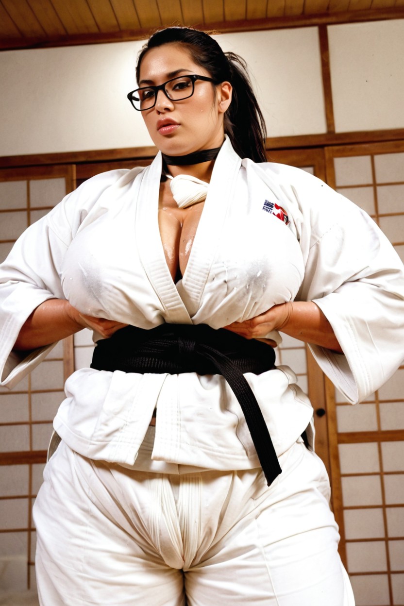 Tatami, Chubby, Extremely Large Ass BBW AI Porn