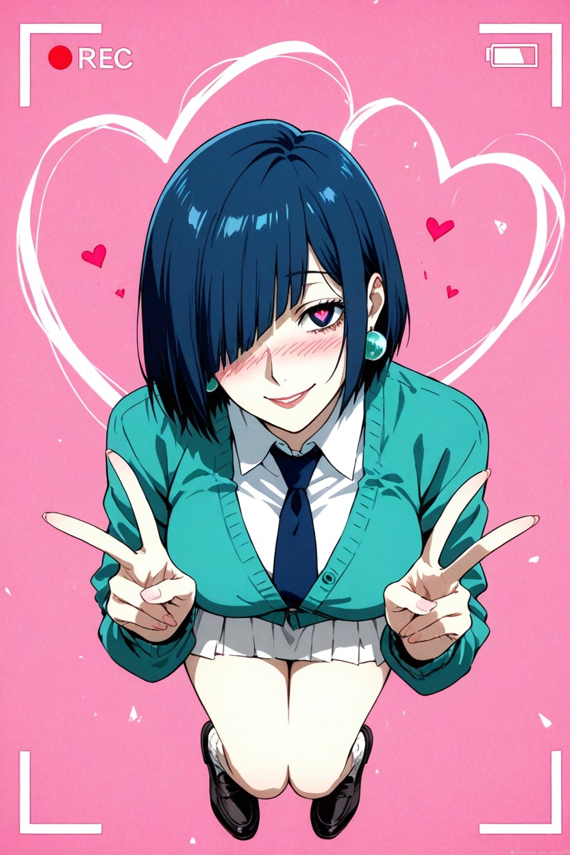 Perfect Face, Anime Style, Loafers Hentai IA