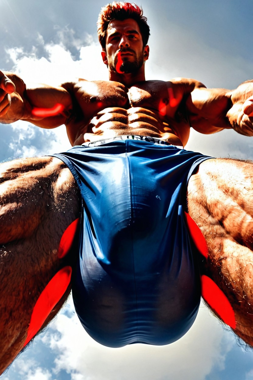 Pov, Underwear Fabric Straining From Gigantic Boner, 영화 같은 게이 AI 포르노