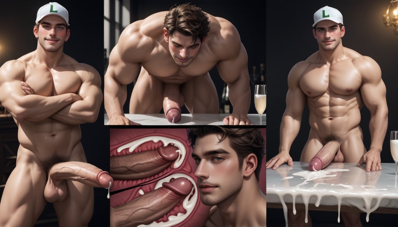 Movement Lines, 18+, Muscular Male ゲイAIポルノ