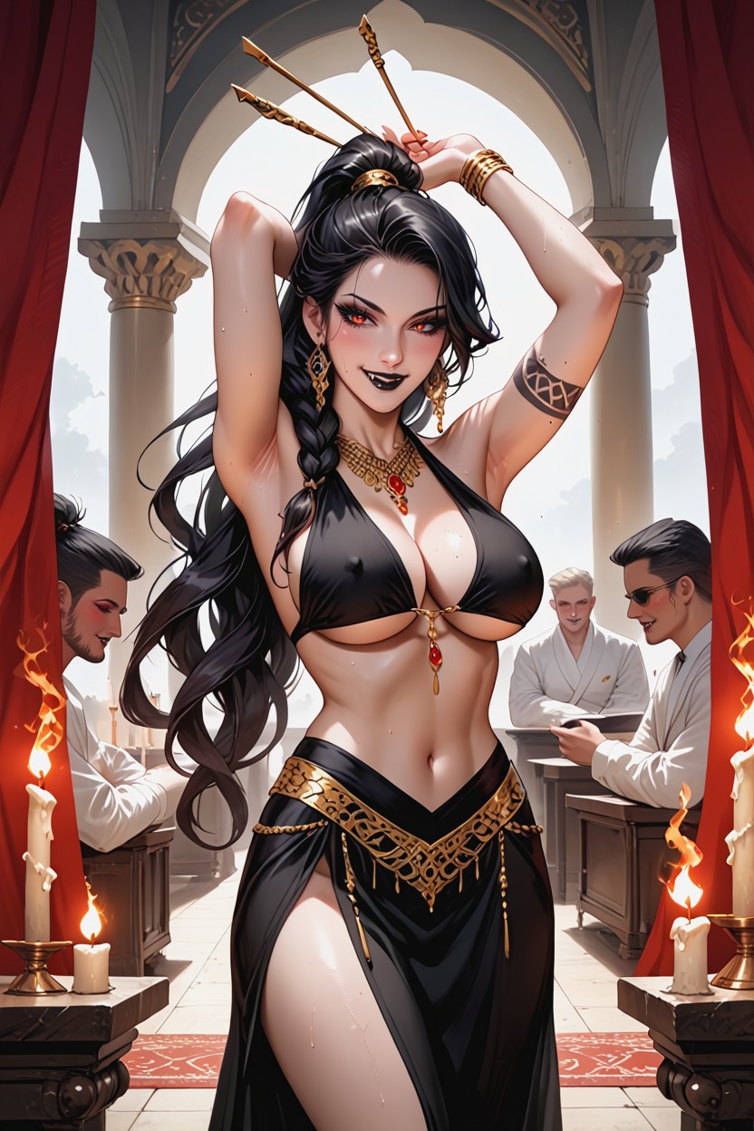 Braid, 18+, Pale Skin AI Porn