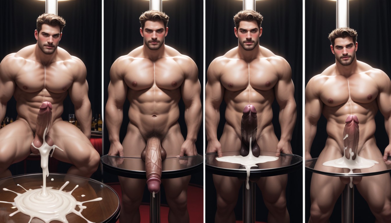 Horny Tops Who Fuck Hard, Black Background, Latinos Gangbang A White Submissive ゲイAIポルノ