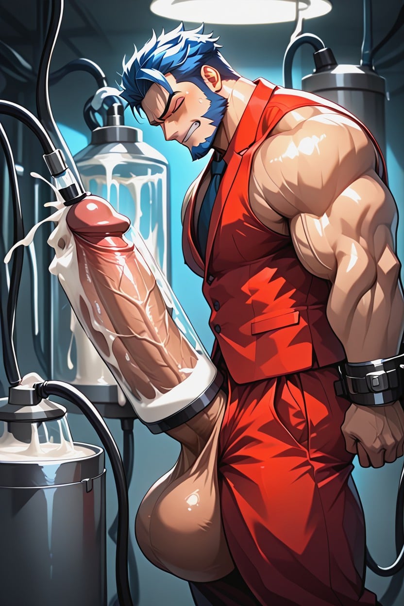 Longer And Thicker Than Arm, 거대한, 림 라이팅 게이 AI 포르노