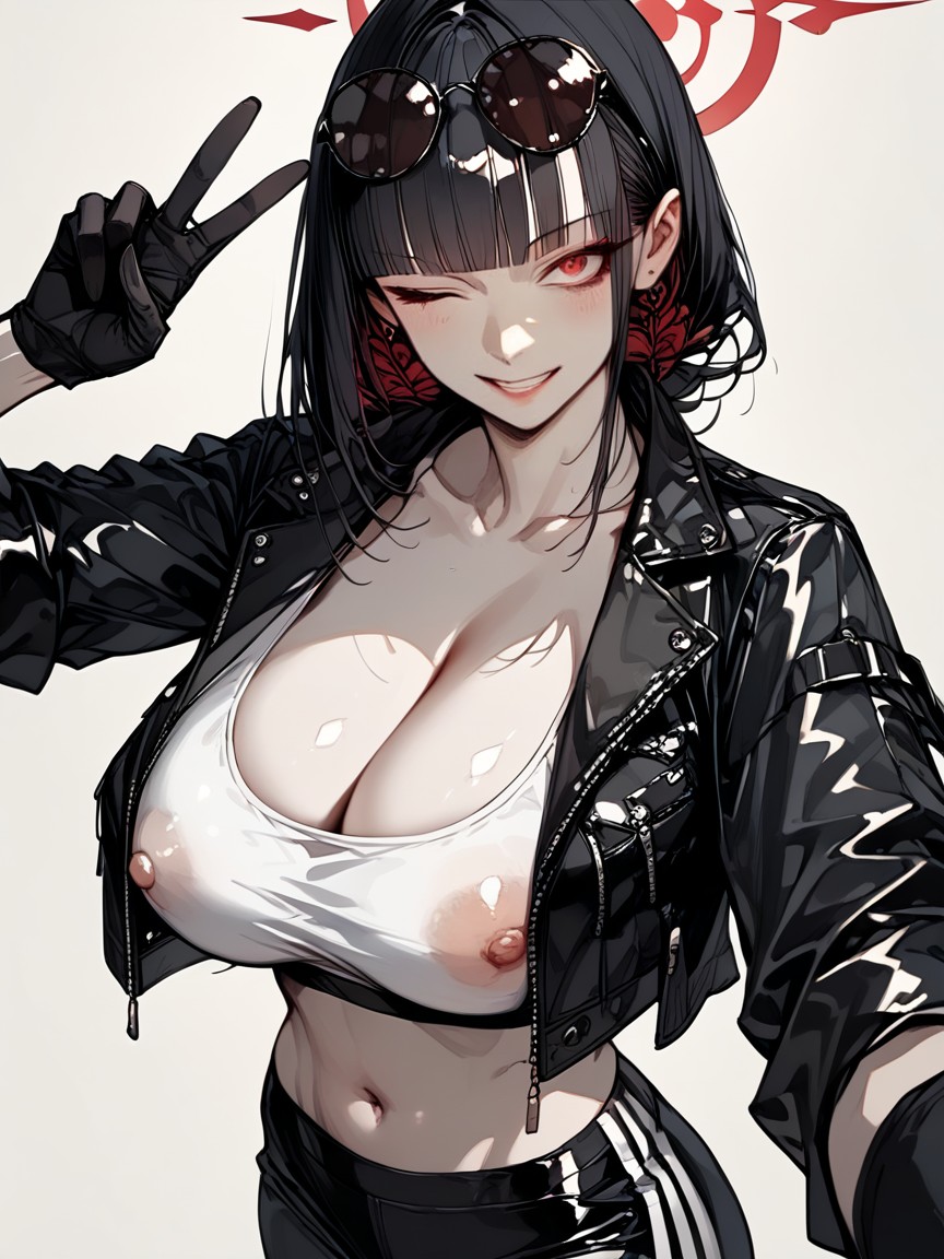 Blunt Bangs, Expansión De Senos, So Sexually Alluring Cleavage Hentai IA