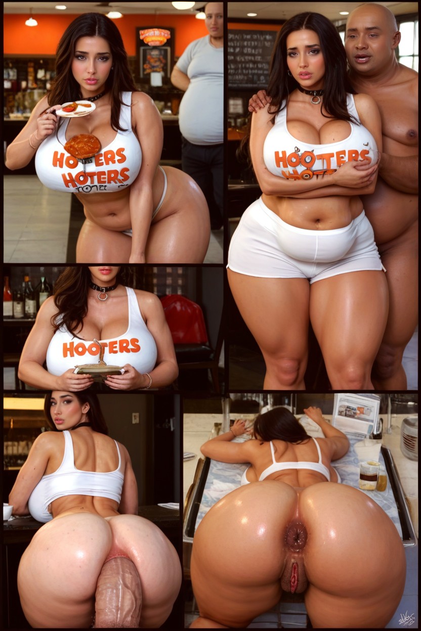 Anal, Man Taller Than Woman, Hyper Cock In Asshole AI Porn