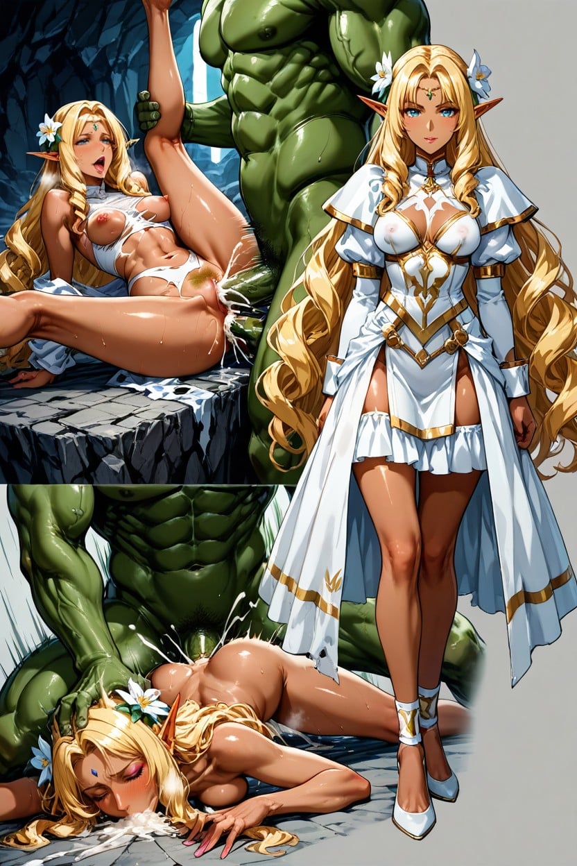 Spherical And Bouncing Breast, Splits, Masterfully Dynamic Linework Hentai AI Porn