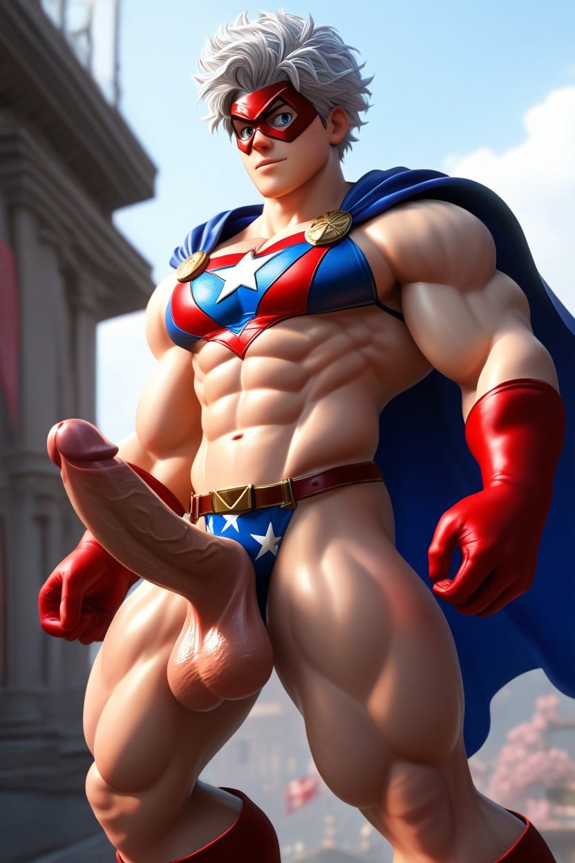 Izuku, 크리스마스, Round Pecs 게이 AI 포르노