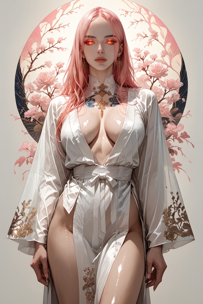 Open Clothes, Fantasy Character Art, Glowing Eyes Hentai AI Porn
