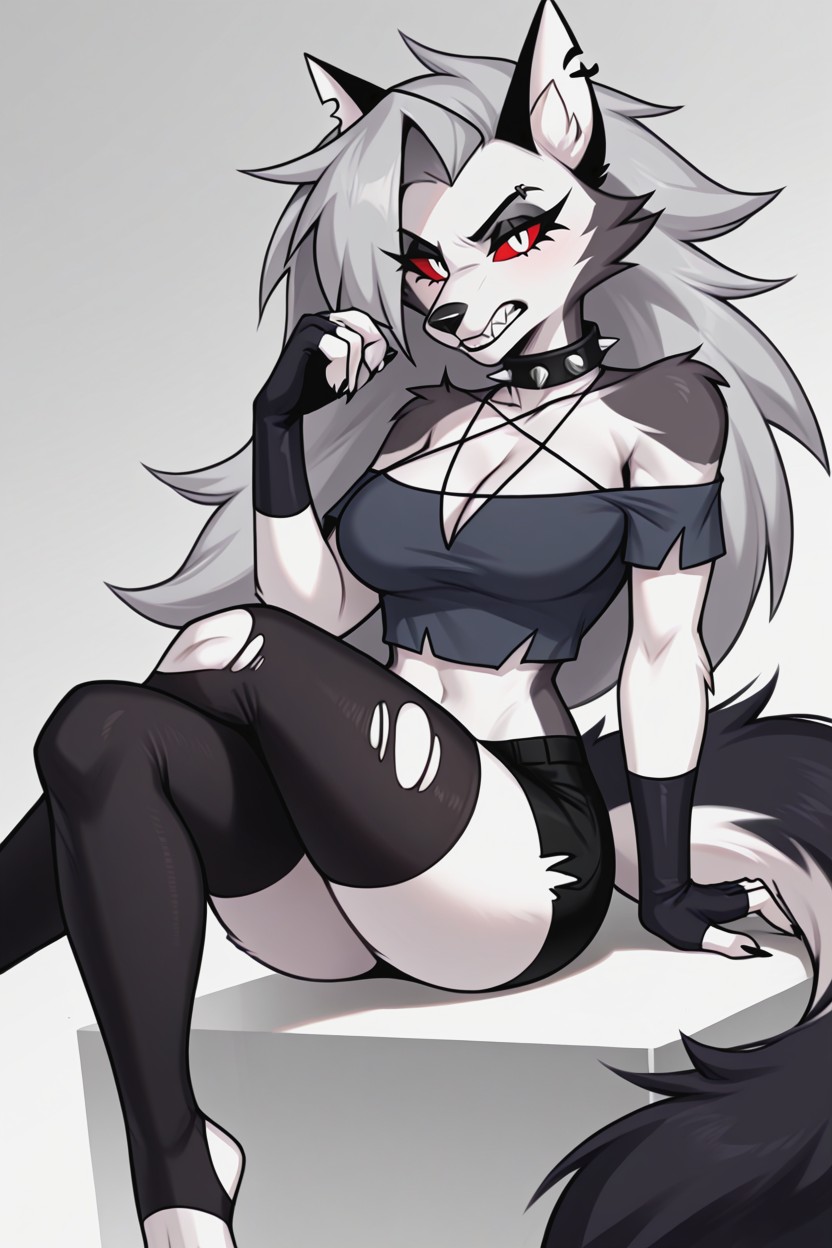 Countershading, Toes, Tail Furry AI Porn
