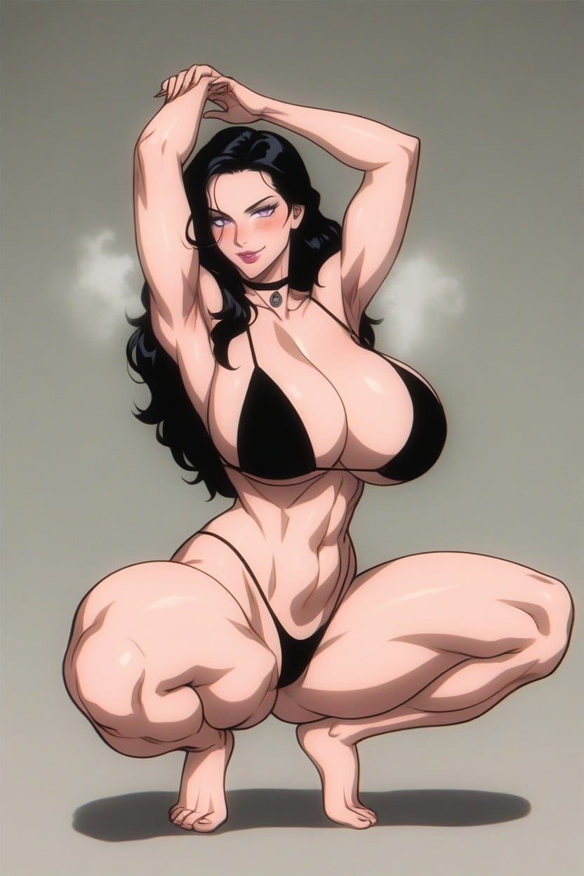 Hourglass Figure, 25+, Smirk Hentai AI Porn