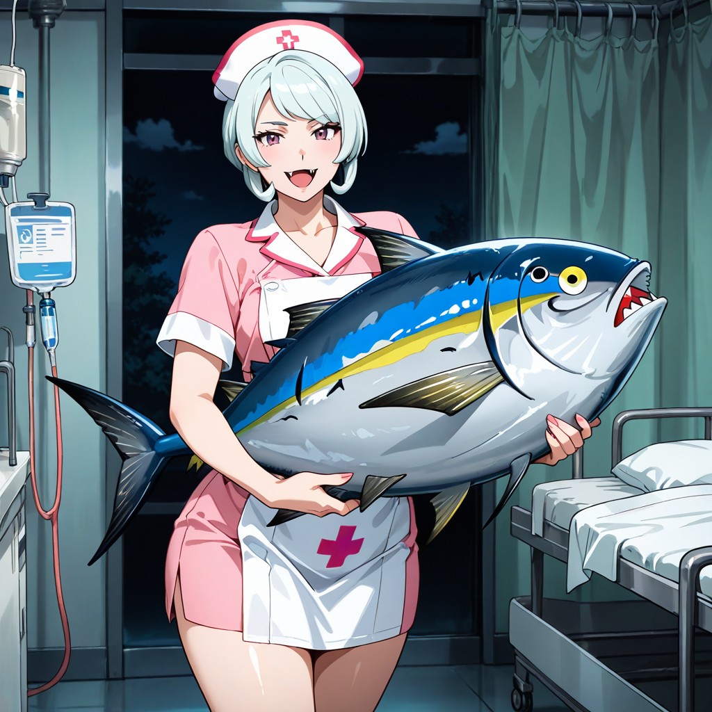 25+, Tuna Fish Wrapped In Cloth, Woman 게이 AI 포르노