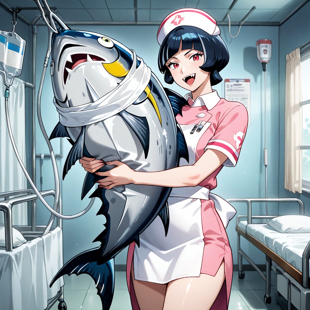 25+, Female, Nurse Joy Is Vampire ゲイAIポルノ