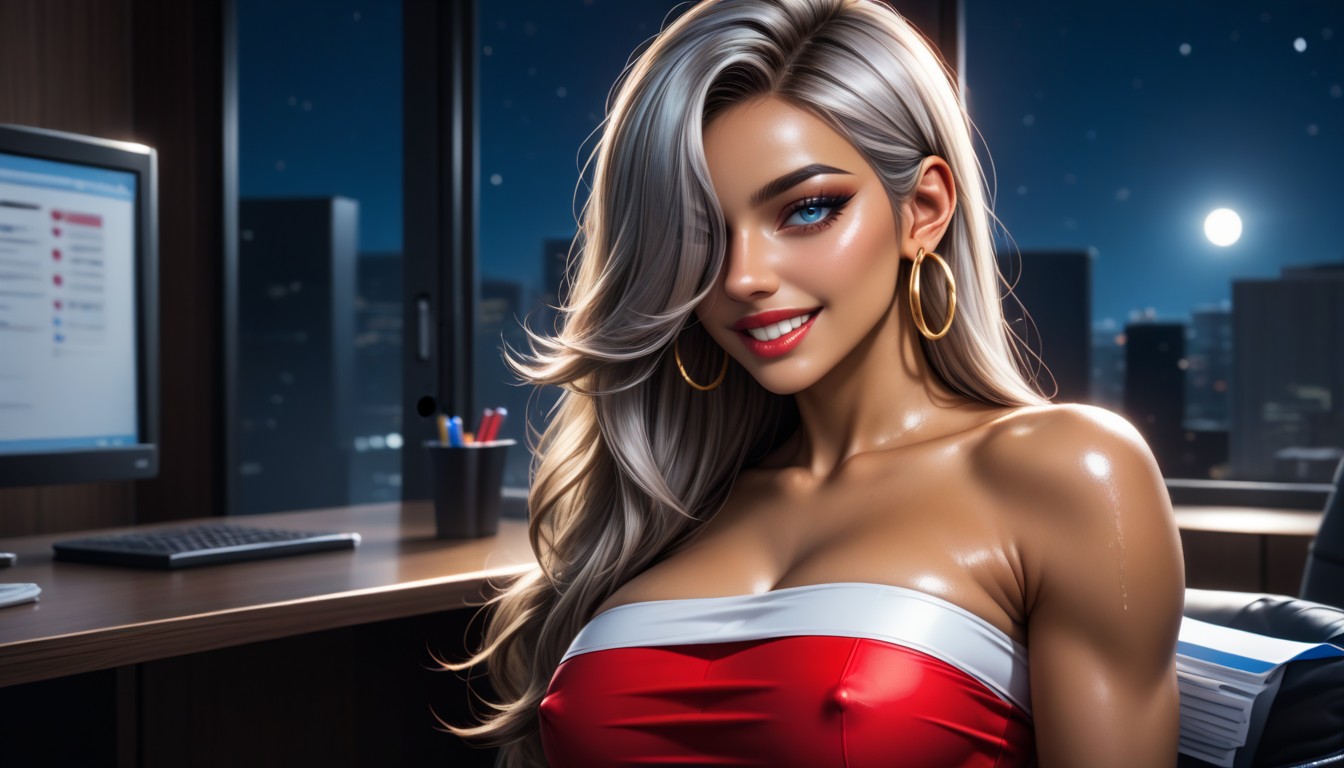 Noir, Latina, Exaggerated Lustful Desires AI Porn