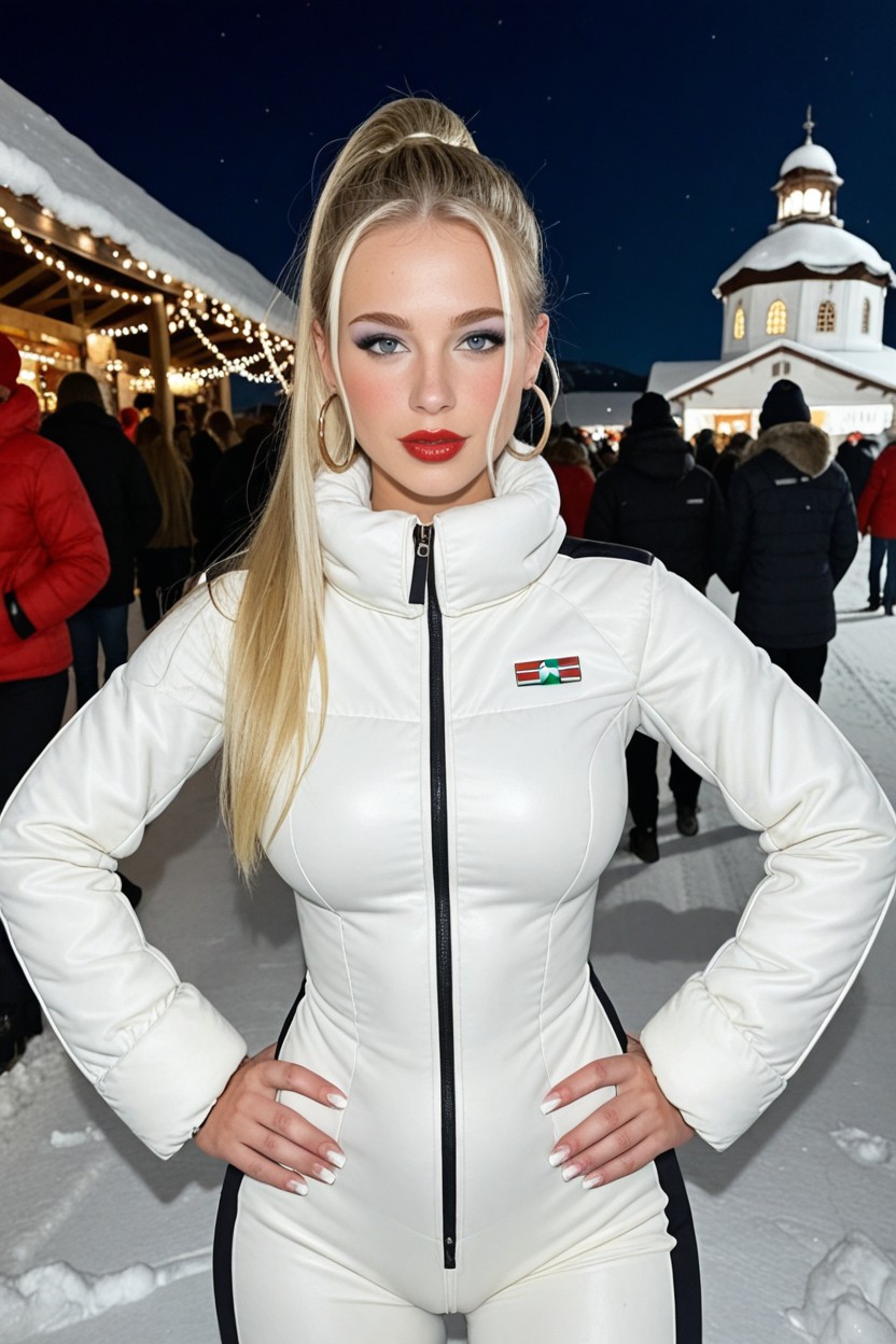 Blue Eyes, Many People Around, Many Other Are Dancing And Partying AI Porn