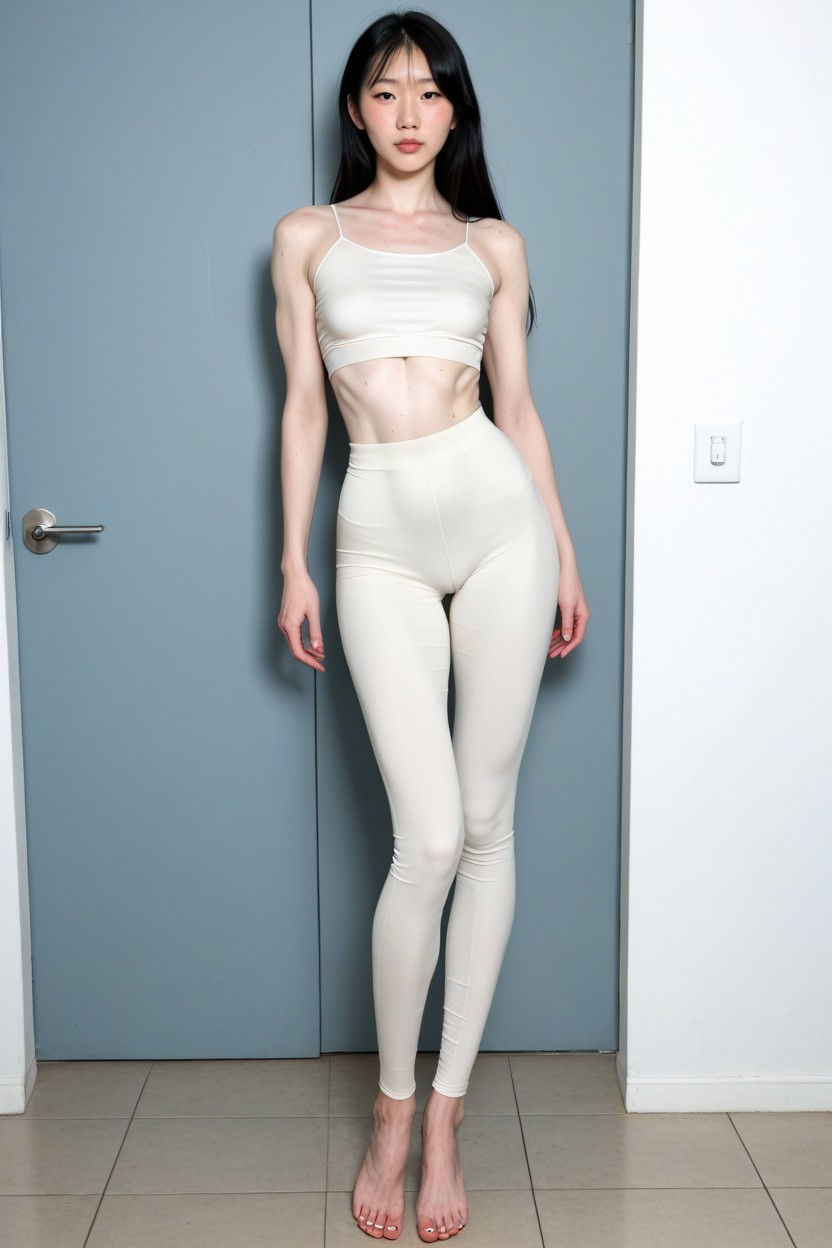 Pussy, Pale Skin Asian, Very Detailed Face Shemale AI Porn
