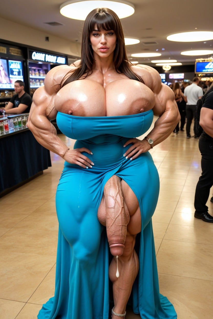 Focus, Gigantic Serratus Anterior, Foreskin Shemale AI Porn