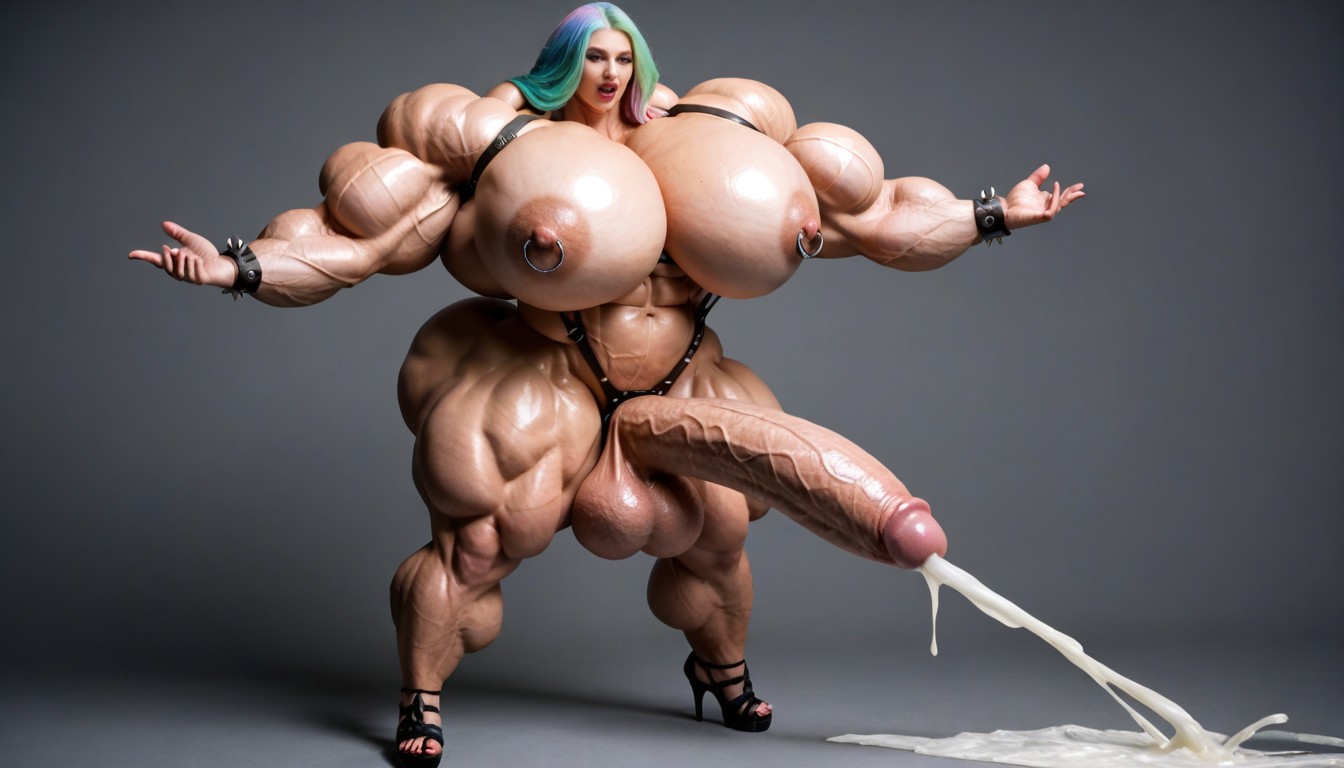 Gigantic Latissimus Dorsi, 25+, Hyper Gigantic Muscles Shemale AI Porn