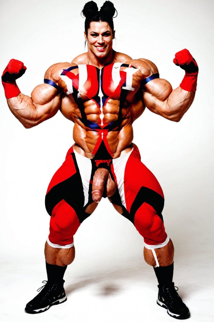 Big Hunk Bodybuilder, 18+, Hyper Muscle Porno IA Travesti