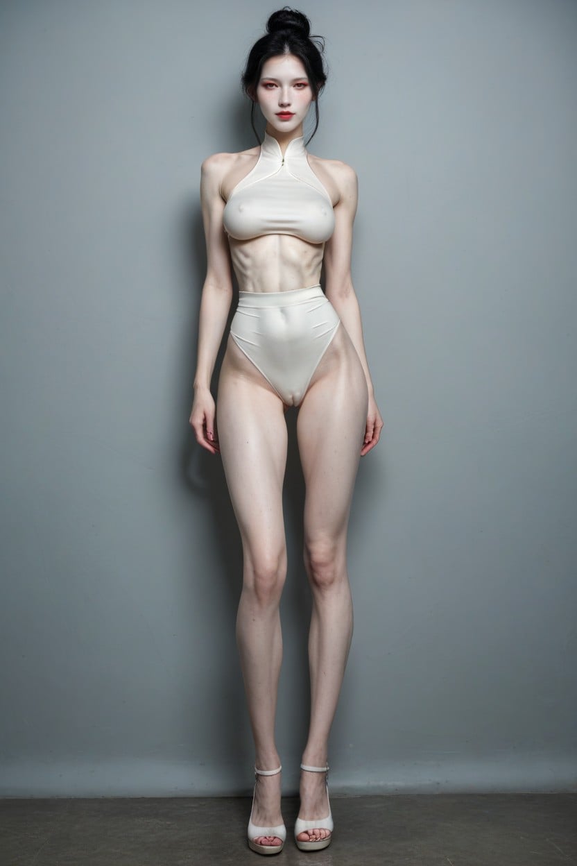 18+, Arched Back, Impossible Waist Shemale AI Porn