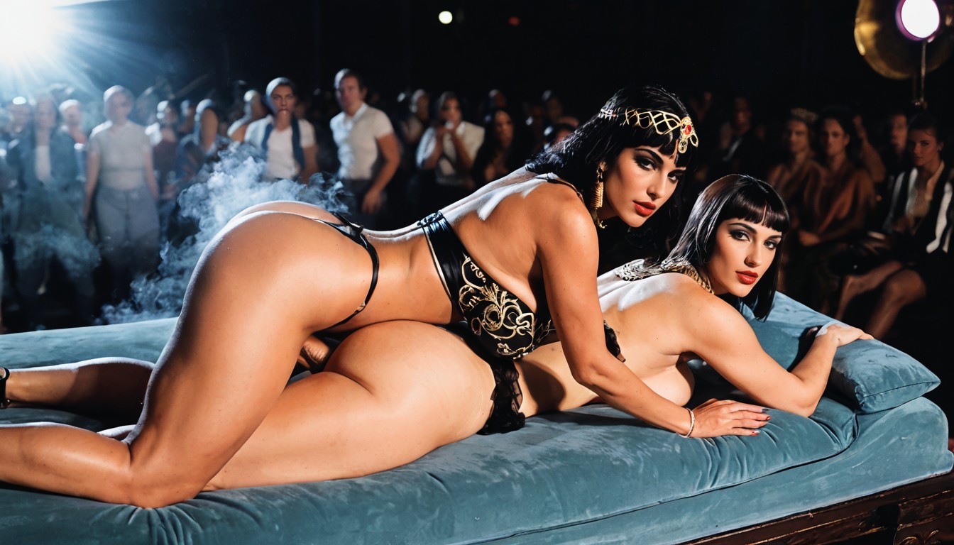 Low-key Lighting With Deep Shadows, Full Body Shot, Anal Penetration Shemale AI Porn
