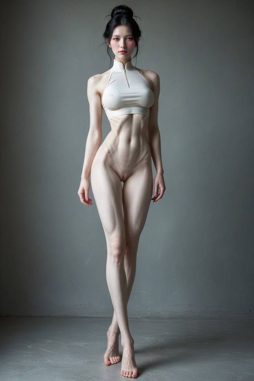 Extremely Long Legs, Musical Woman, Extremely Shemale AI Porn
